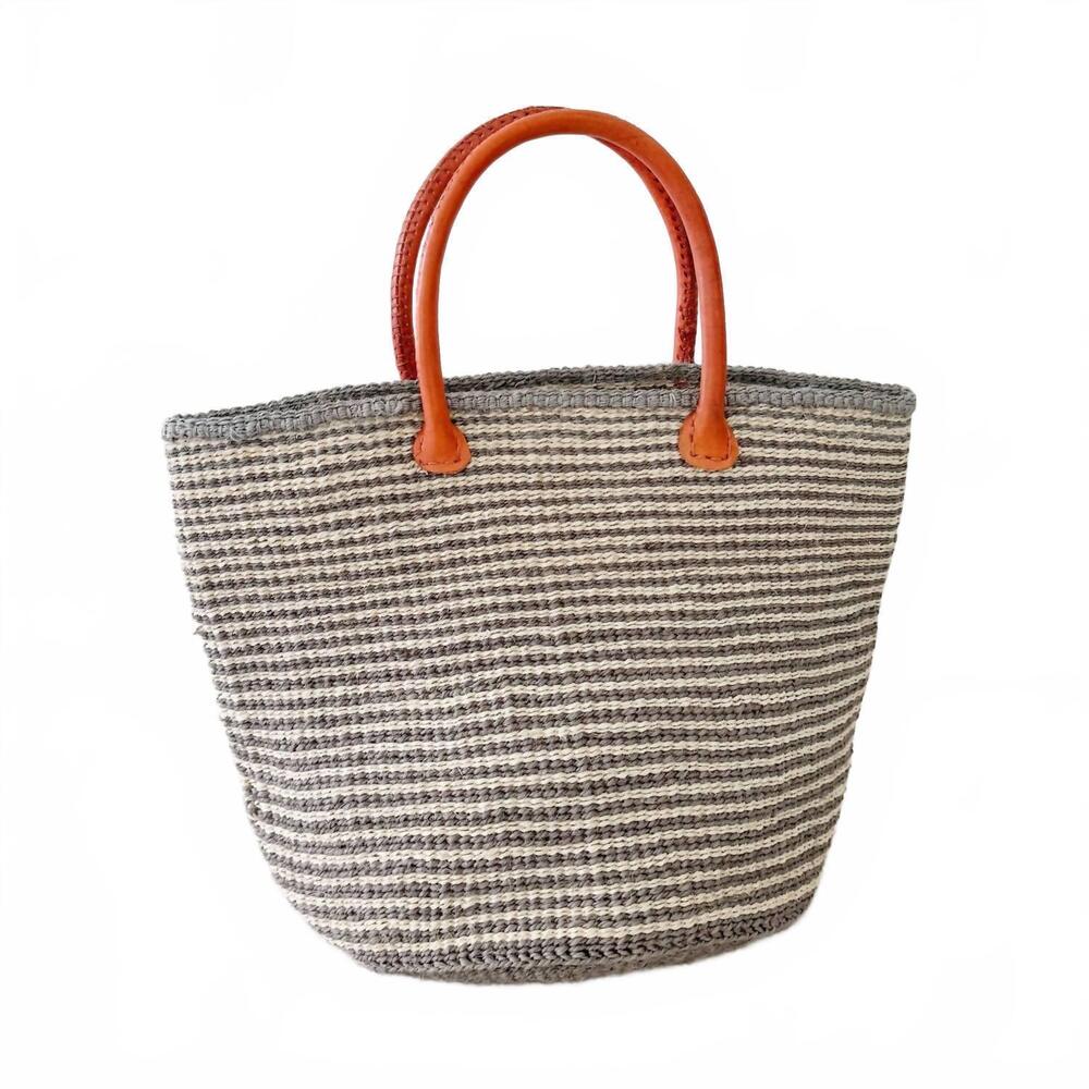 NEW AMSHA kazi tote in gray and brown